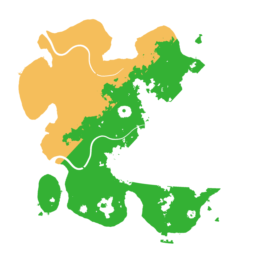 Biome Rust Map: Procedural Map, Size: 3000, Seed: 535054474