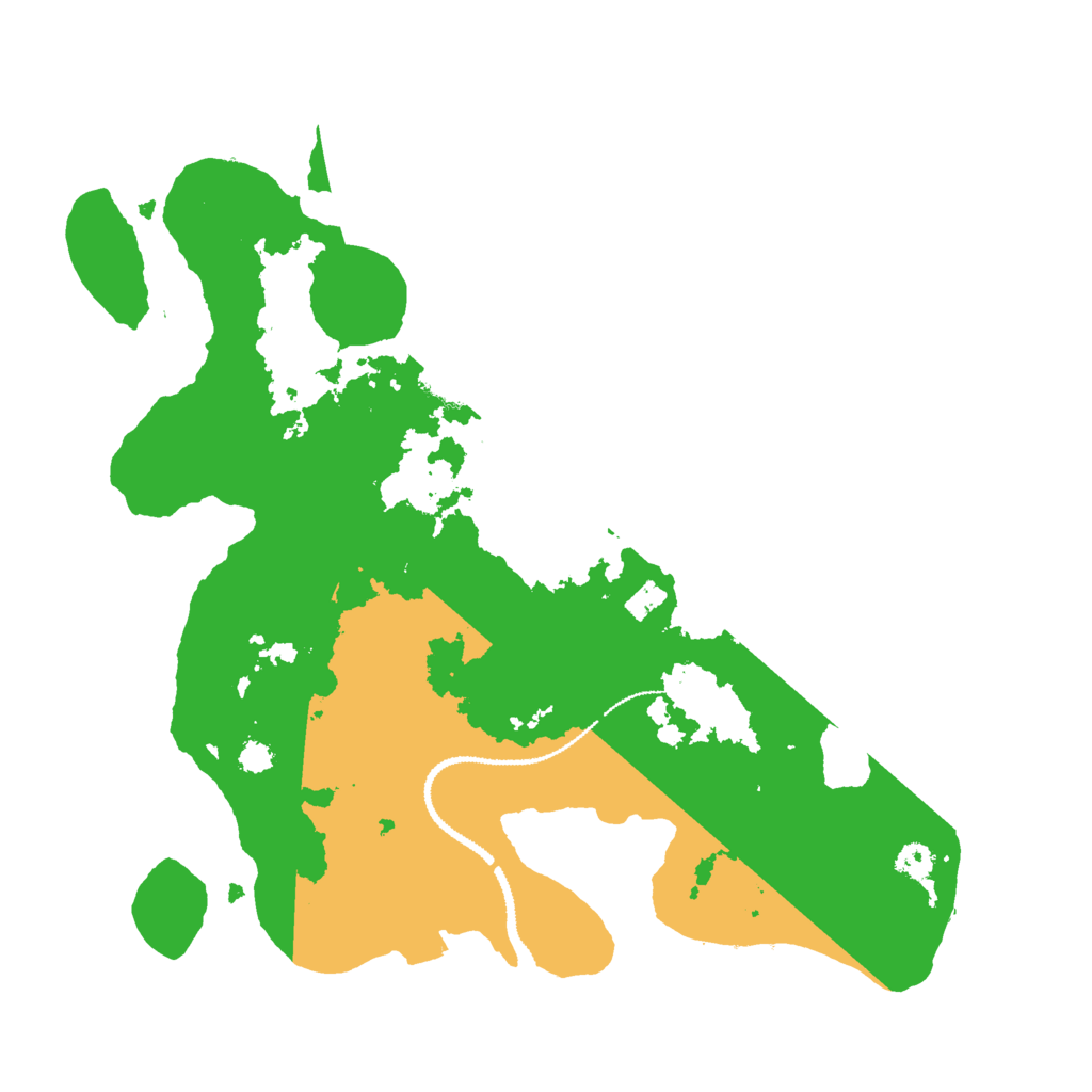 Biome Rust Map: Procedural Map, Size: 3000, Seed: 45632141