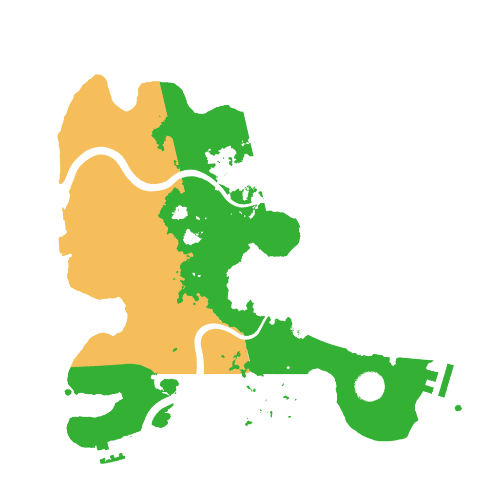 Biome Rust Map: Procedural Map, Size: 3000, Seed: 1171024053