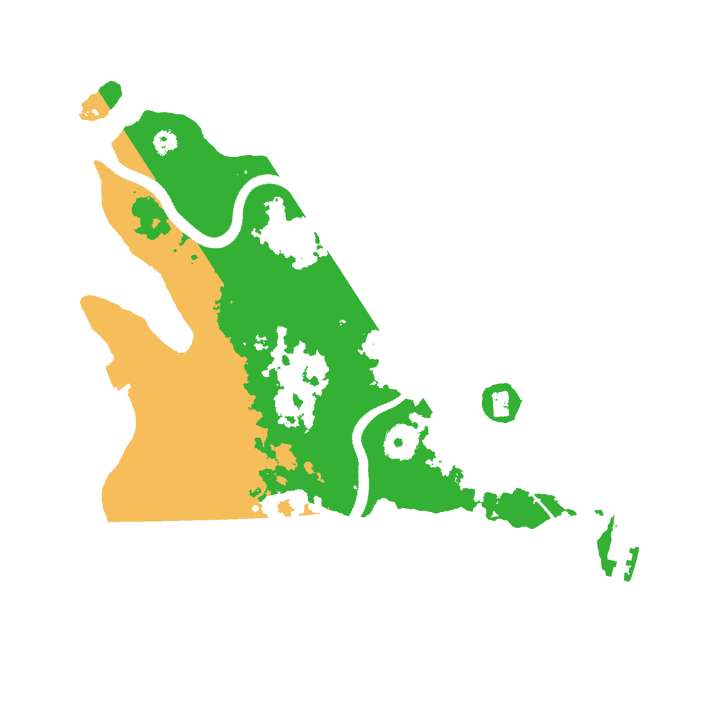 Biome Rust Map: Procedural Map, Size: 3000, Seed: 8454984