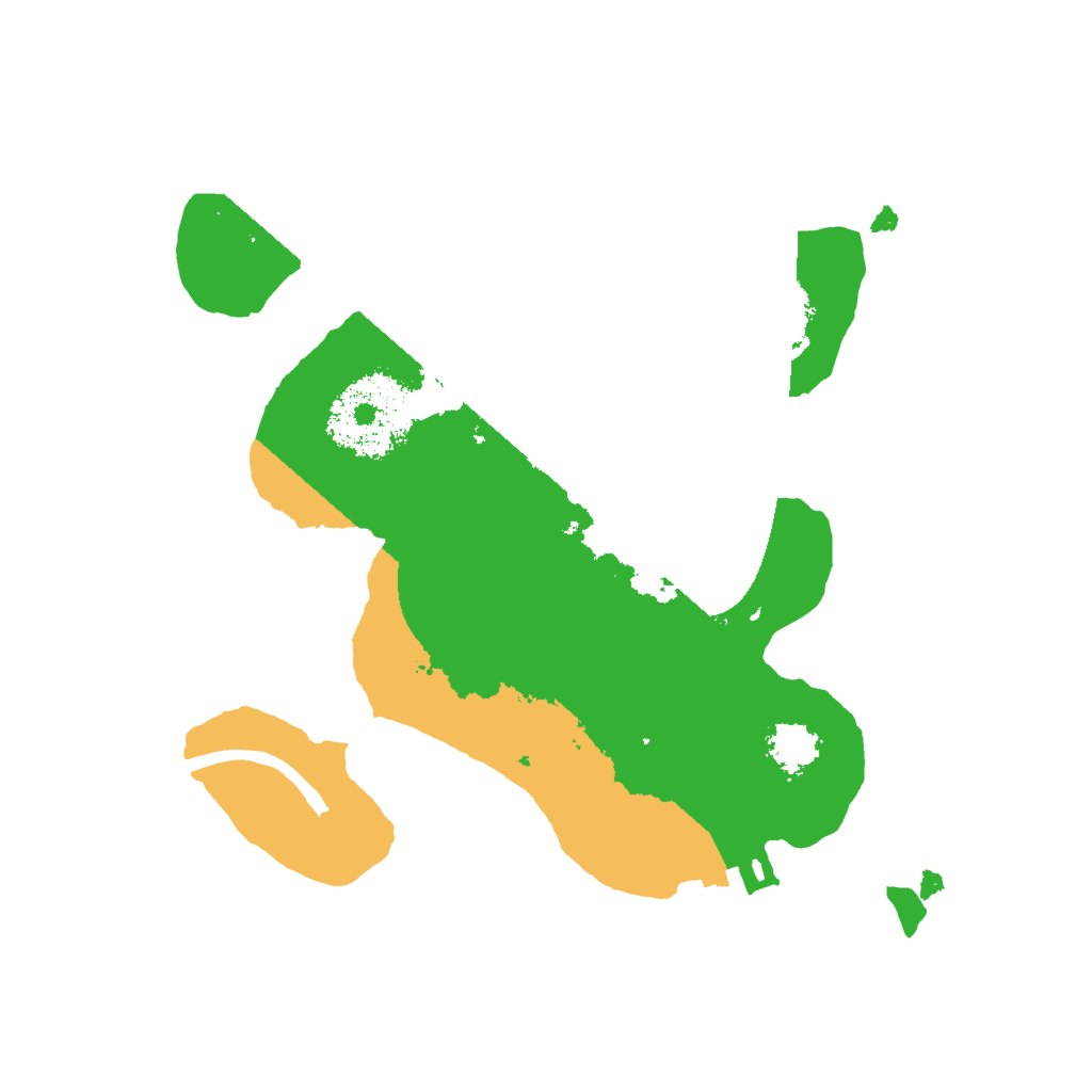 Biome Rust Map: Procedural Map, Size: 2000, Seed: 10243