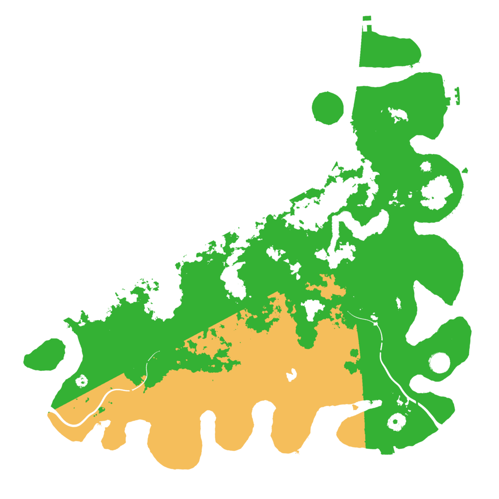 Biome Rust Map: Procedural Map, Size: 4250, Seed: 62518467