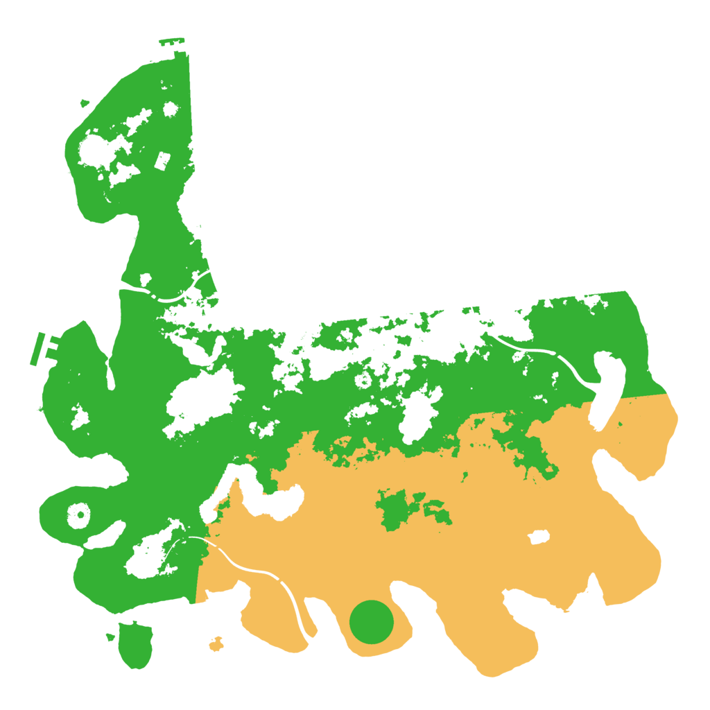 Biome Rust Map: Procedural Map, Size: 4250, Seed: 483277412