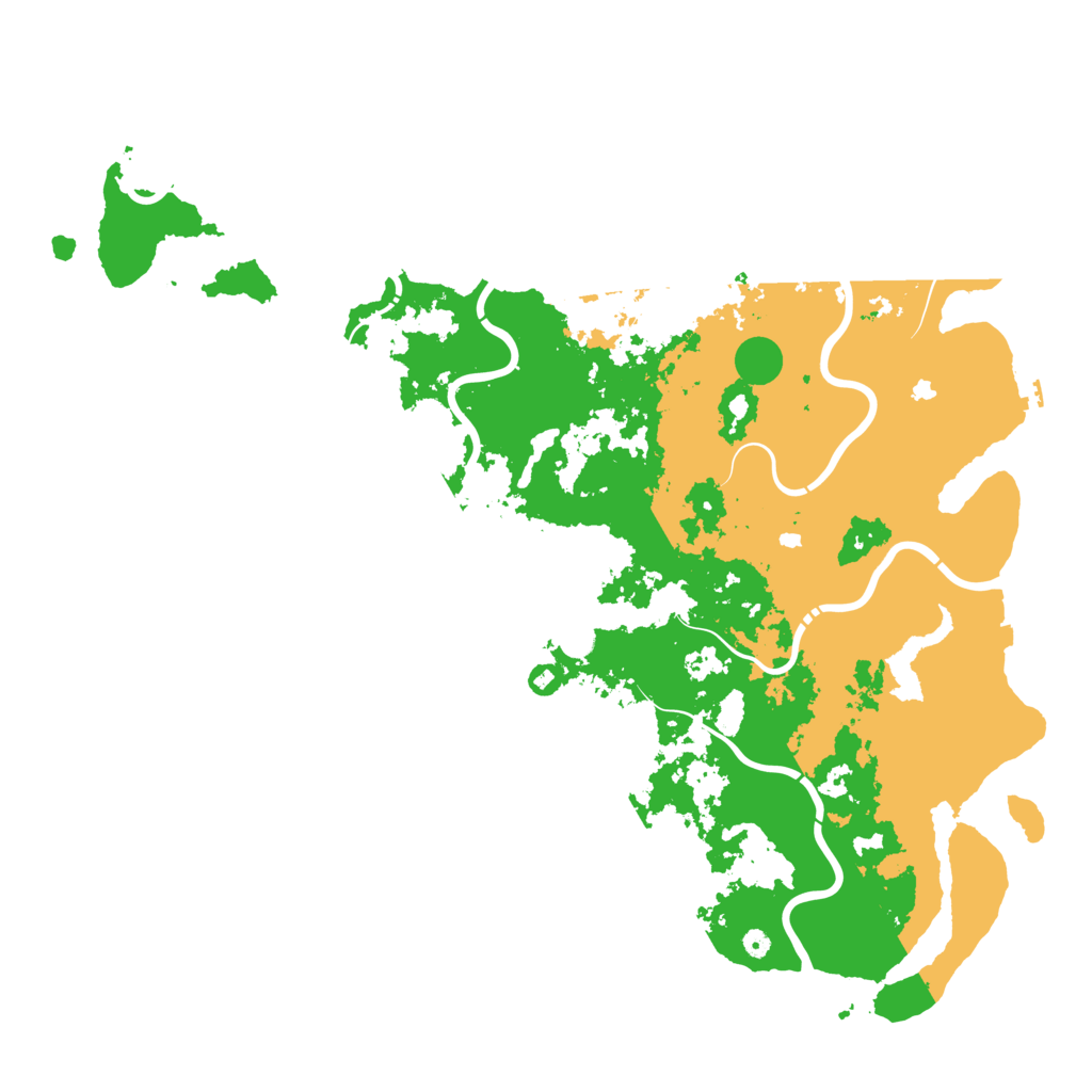 Biome Rust Map: Procedural Map, Size: 6000, Seed: 83547