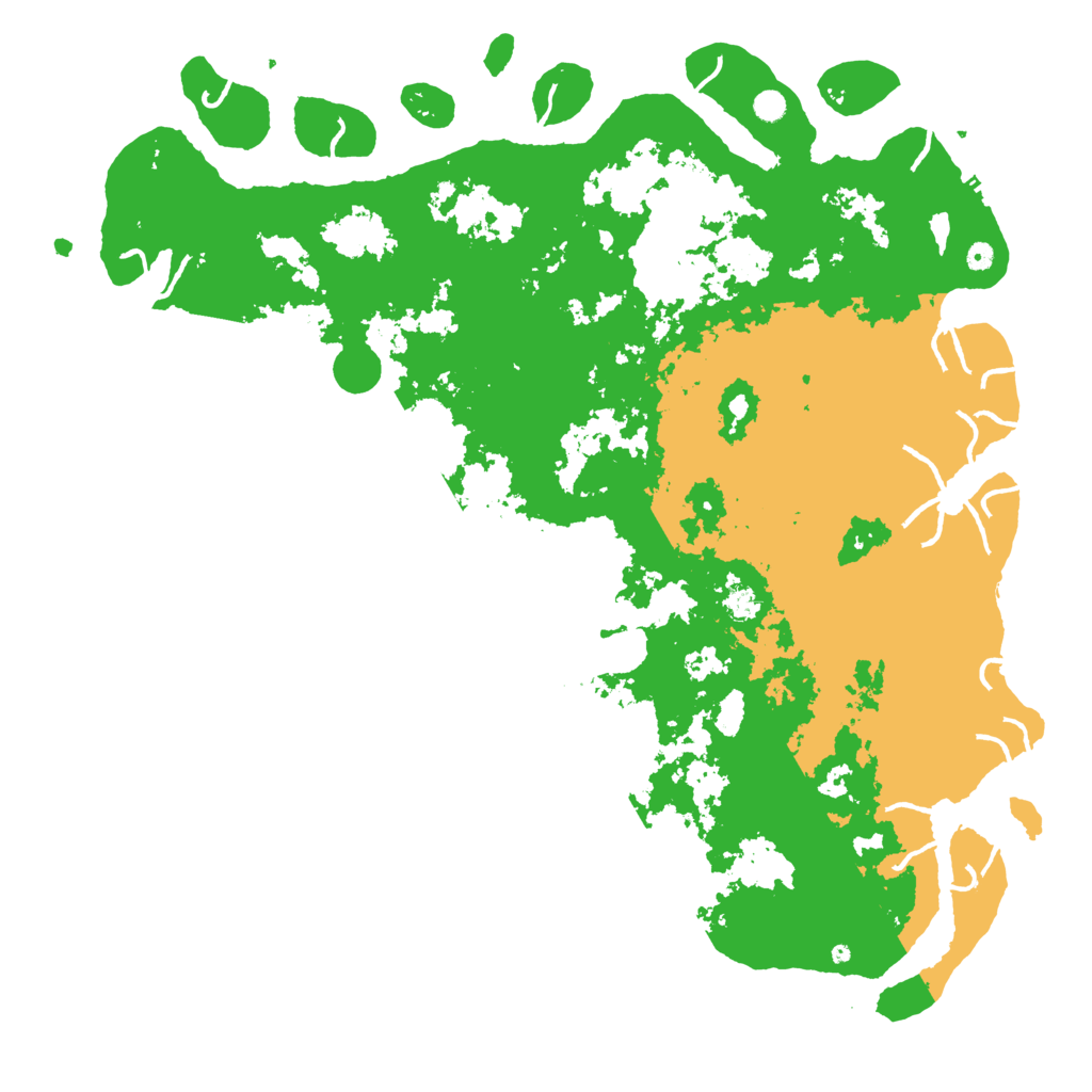 Biome Rust Map: Procedural Map, Size: 6000, Seed: 83547