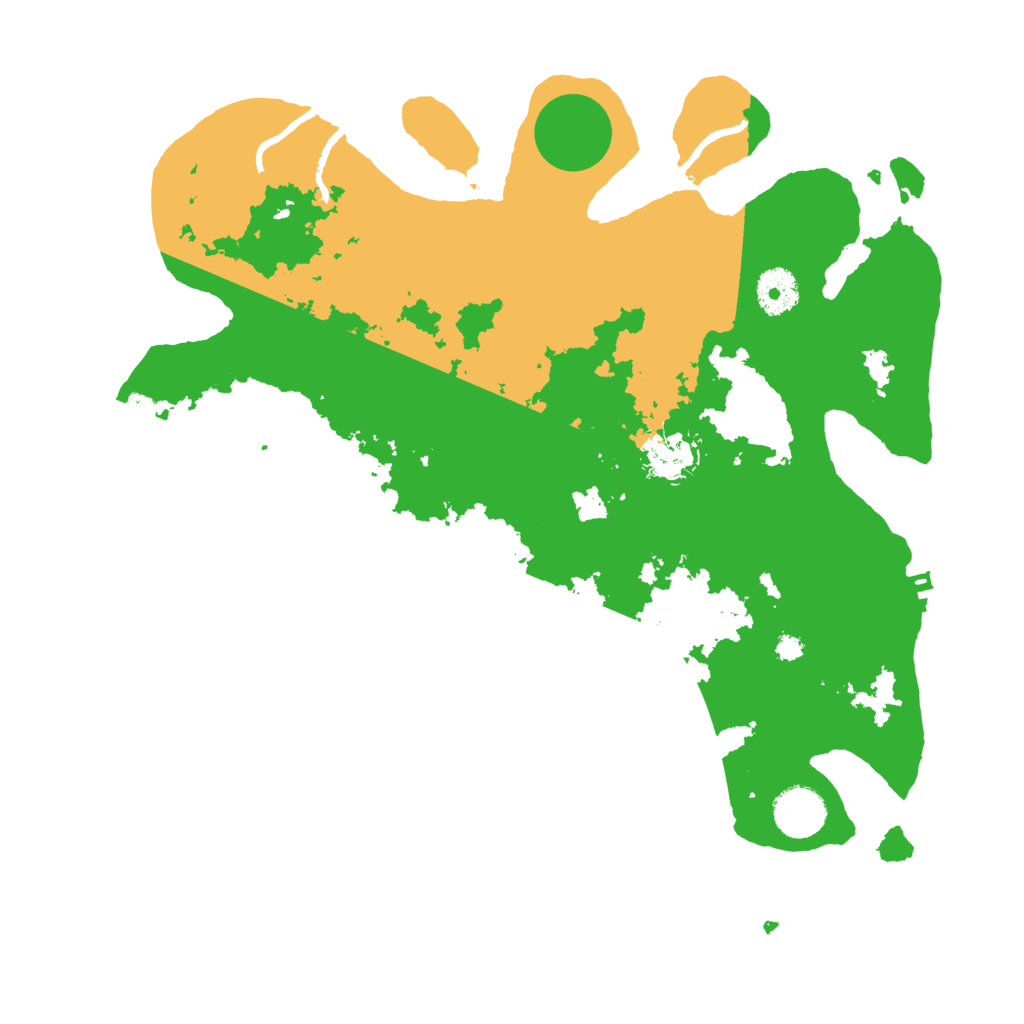 Biome Rust Map: Procedural Map, Size: 3500, Seed: 737823072