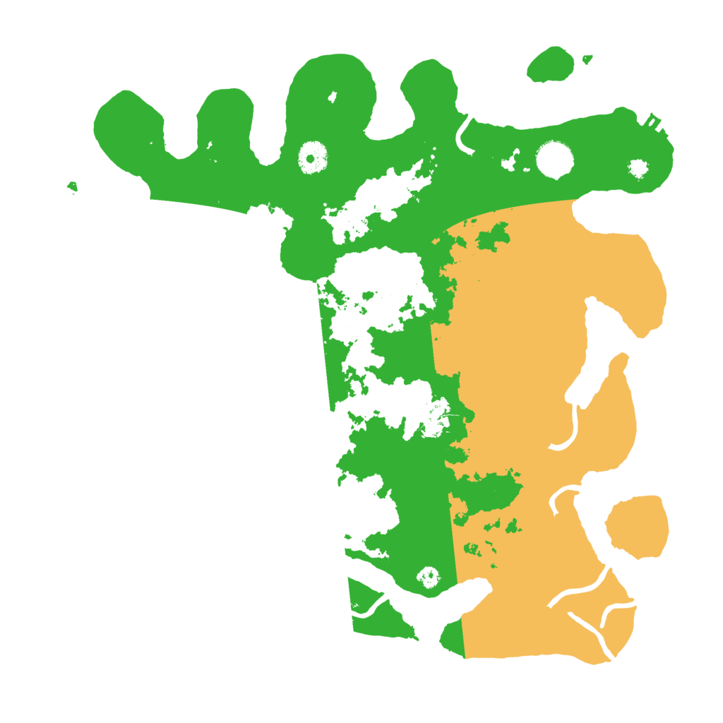 Biome Rust Map: Procedural Map, Size: 3500, Seed: 49283078