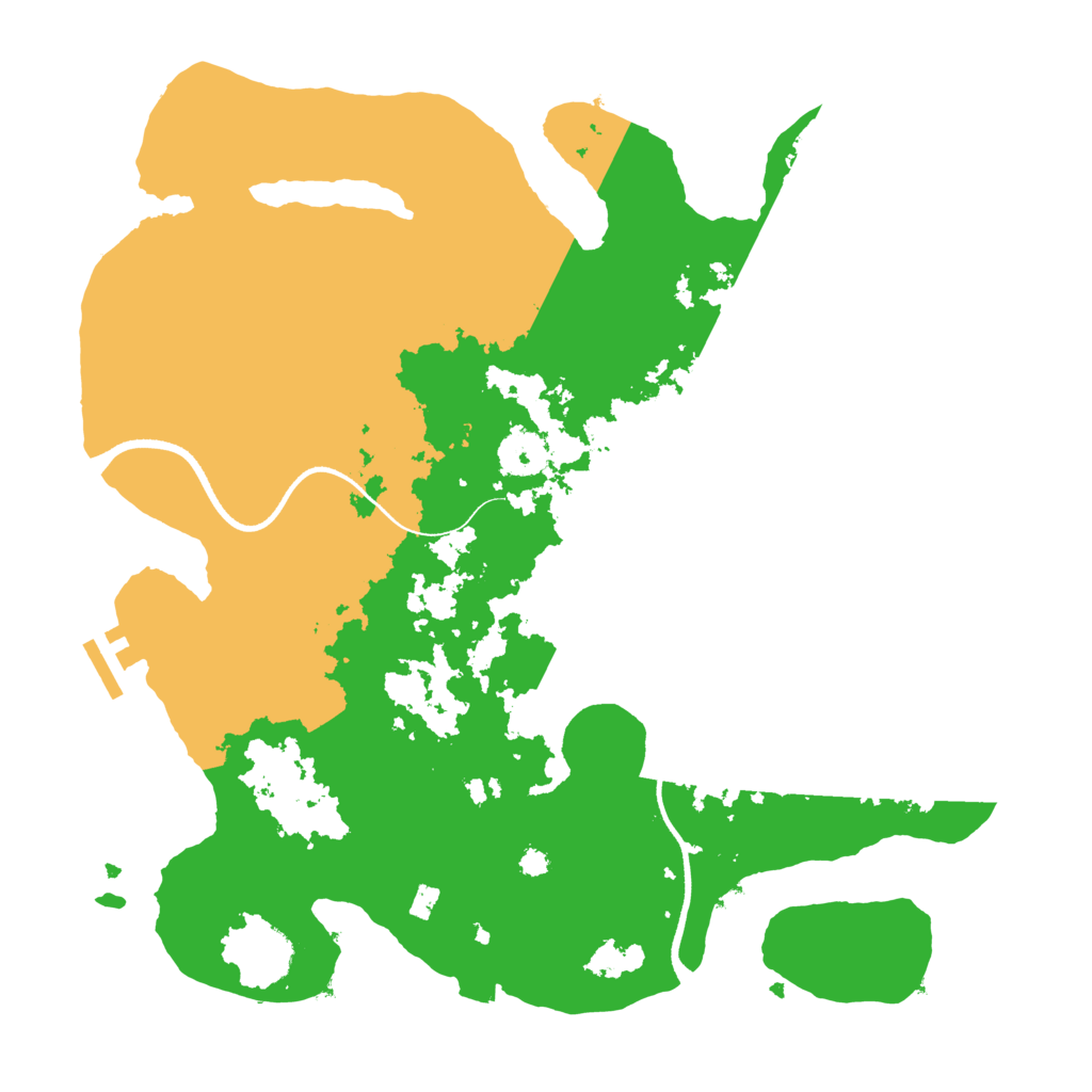 Biome Rust Map: Procedural Map, Size: 3500, Seed: 402091380