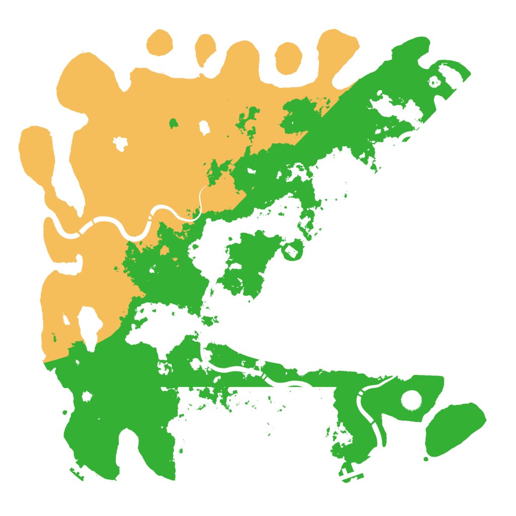 Biome Rust Map: Procedural Map, Size: 4500, Seed: 948044677