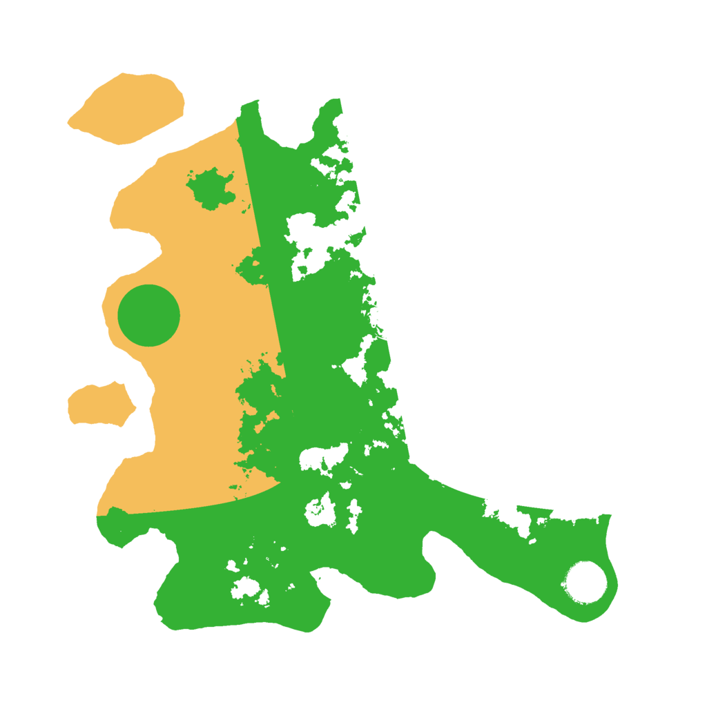 Biome Rust Map: Barren, Size: 3000, Seed: 3112022