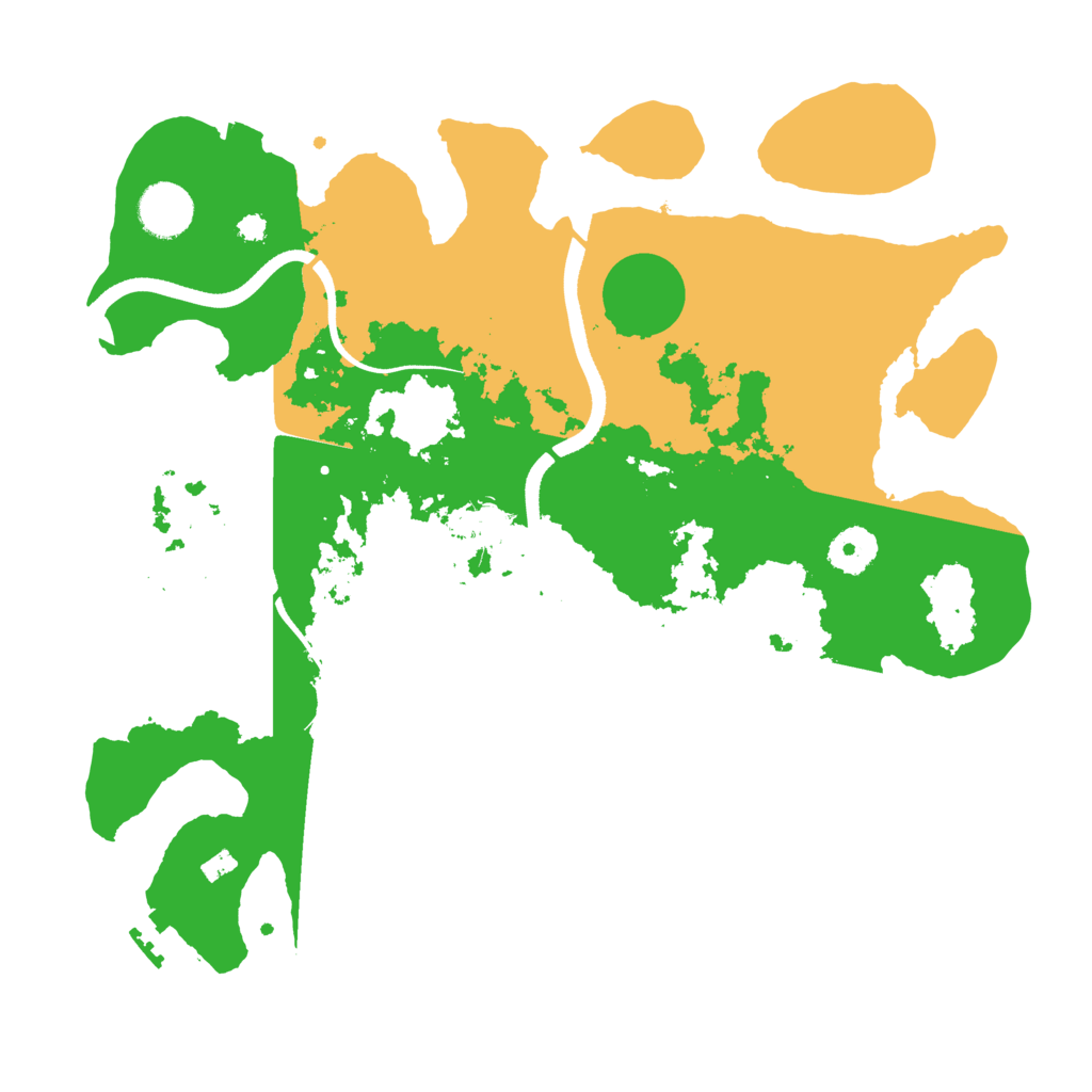 Biome Rust Map: Procedural Map, Size: 3500, Seed: 980310986