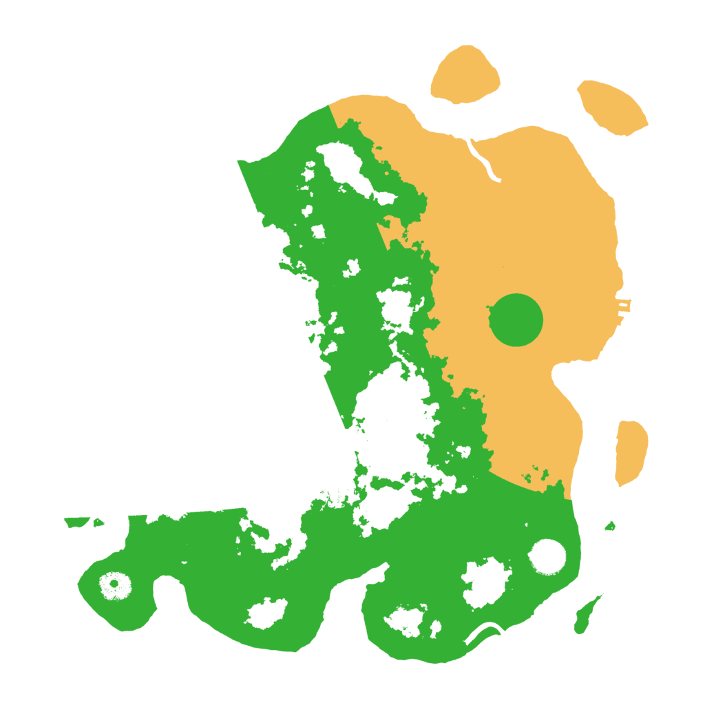 Biome Rust Map: Procedural Map, Size: 3500, Seed: 843430363