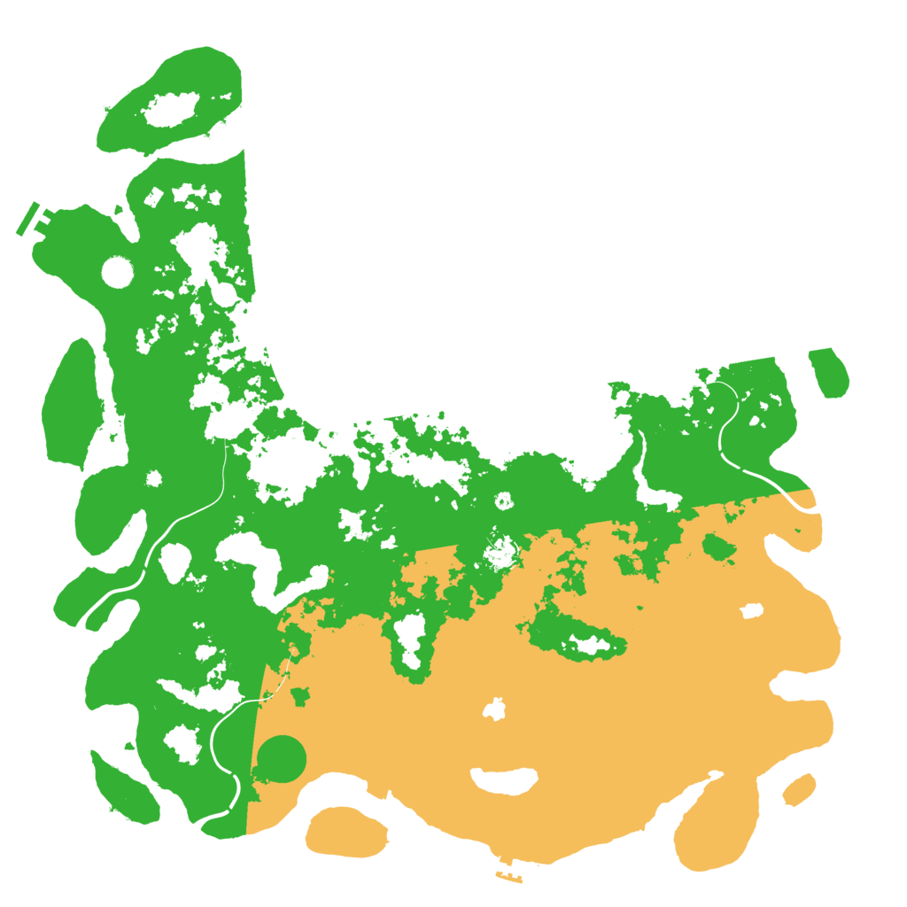 Biome Rust Map: Procedural Map, Size: 5000, Seed: 10202022