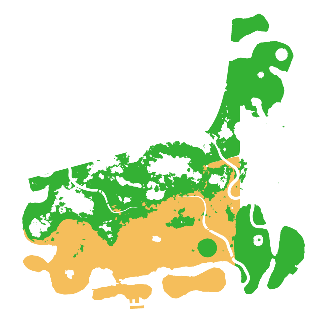 Biome Rust Map: Procedural Map, Size: 4500, Seed: 456985