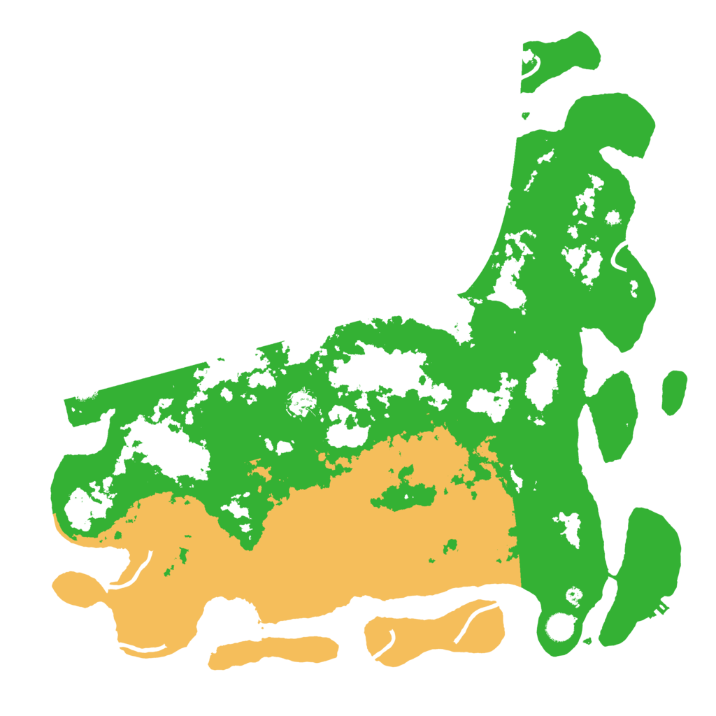 Biome Rust Map: Procedural Map, Size: 4500, Seed: 456985
