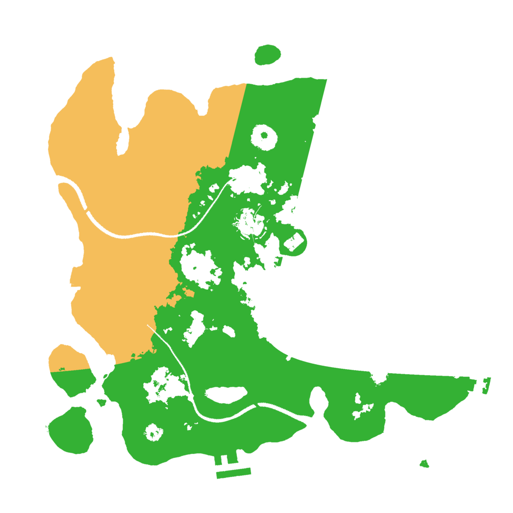 Biome Rust Map: Procedural Map, Size: 3000, Seed: 477074469