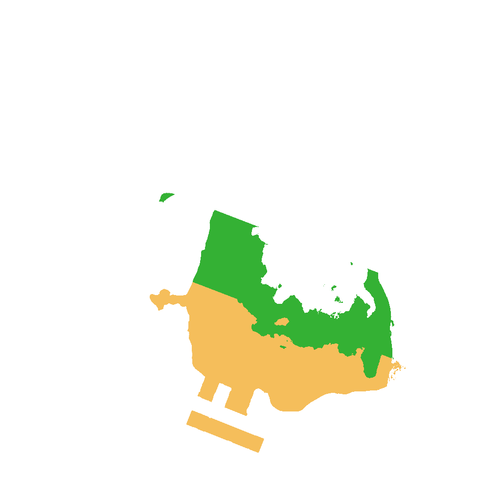 Biome Rust Map: Procedural Map, Size: 1300, Seed: 173465