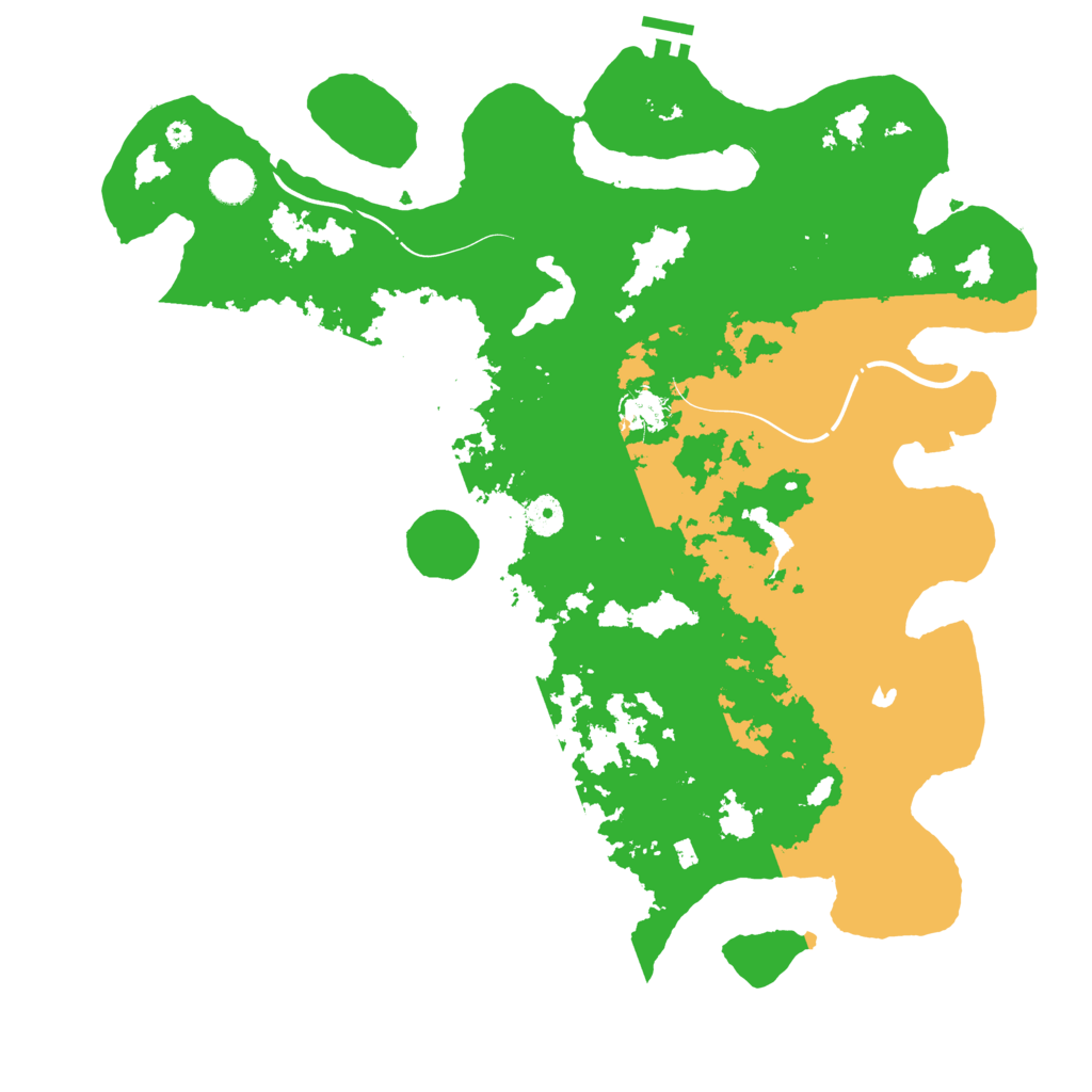 Biome Rust Map: Procedural Map, Size: 4250, Seed: 7437143