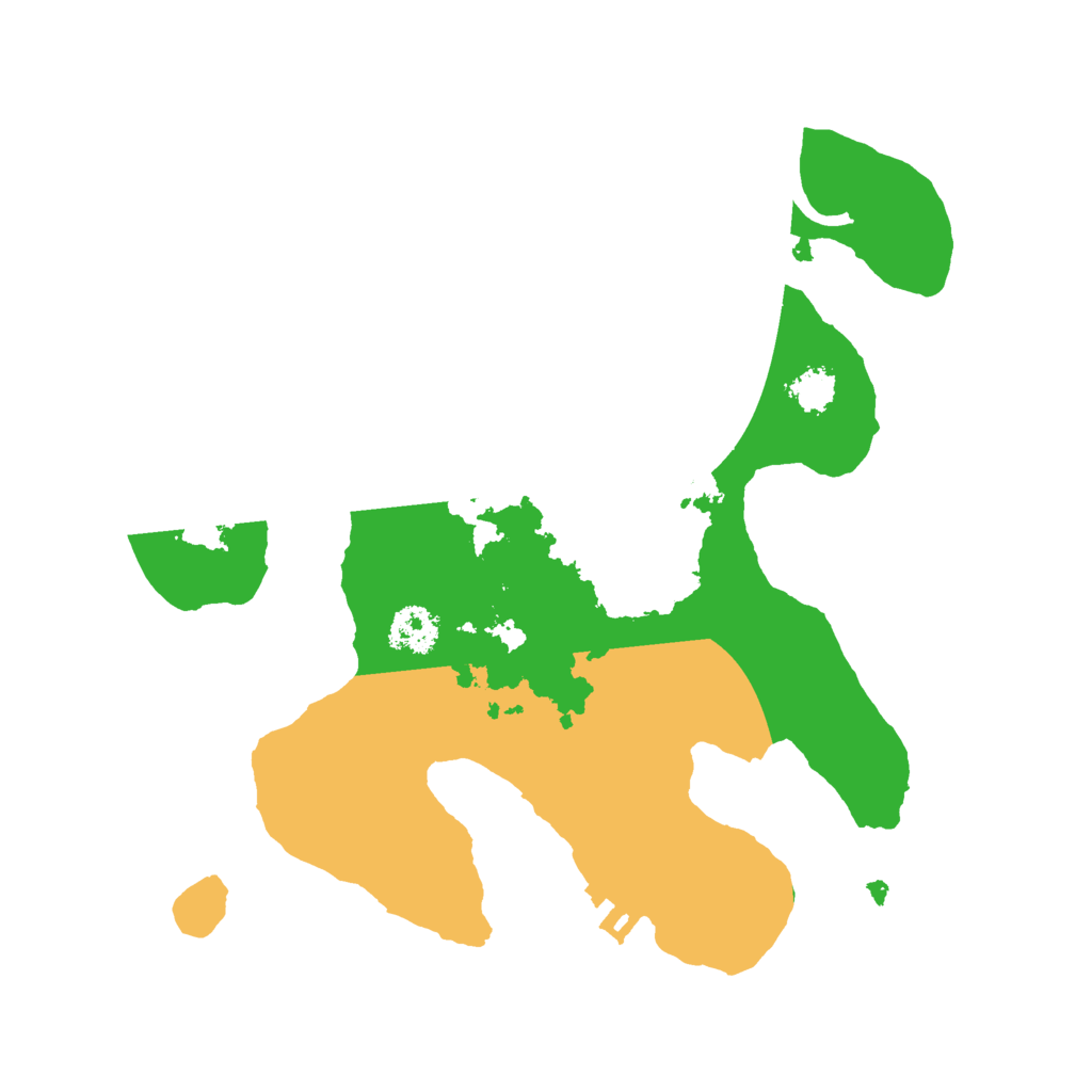 Biome Rust Map: Procedural Map, Size: 2300, Seed: 691127589