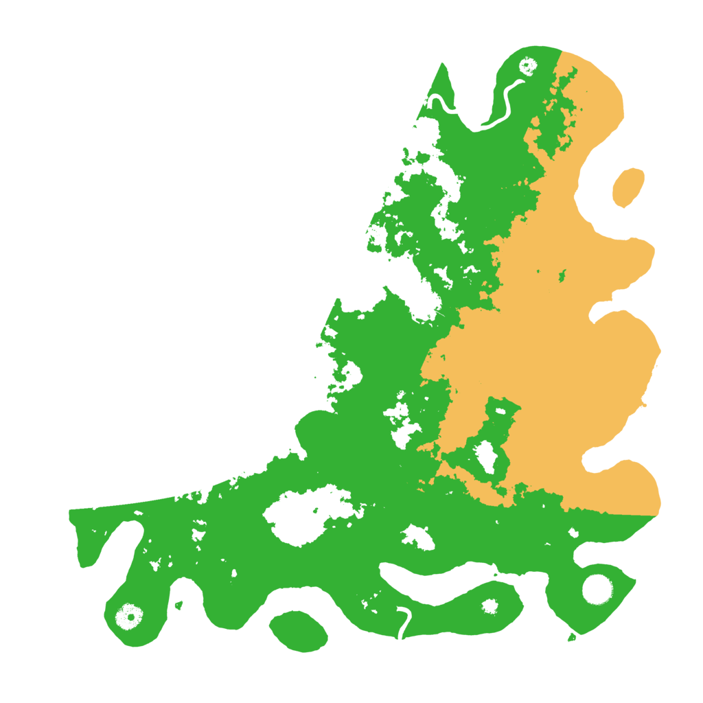 Biome Rust Map: Procedural Map, Size: 4096, Seed: 78592