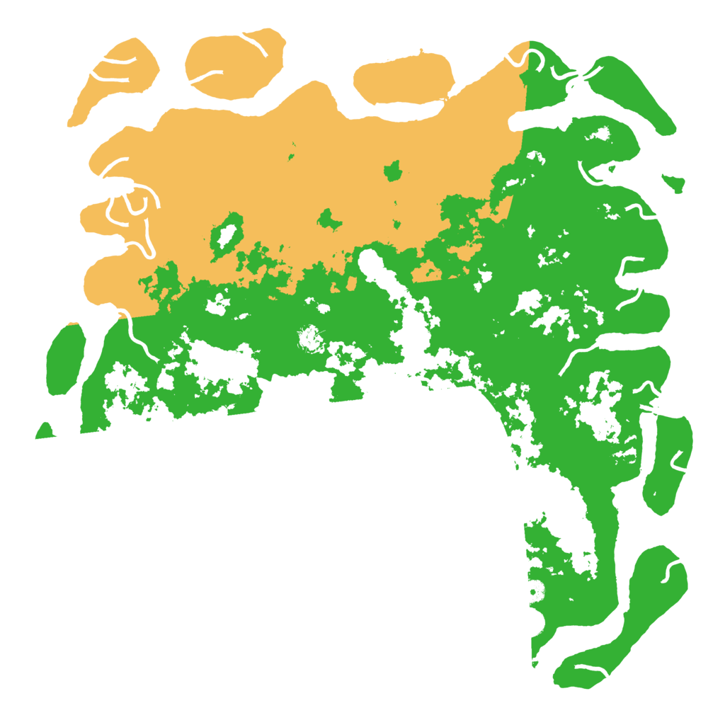 Biome Rust Map: Procedural Map, Size: 5000, Seed: 9871513