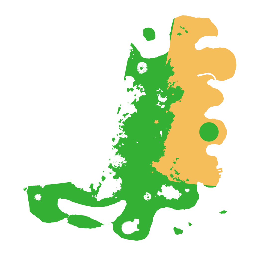 Biome Rust Map: Procedural Map, Size: 3500, Seed: 6715