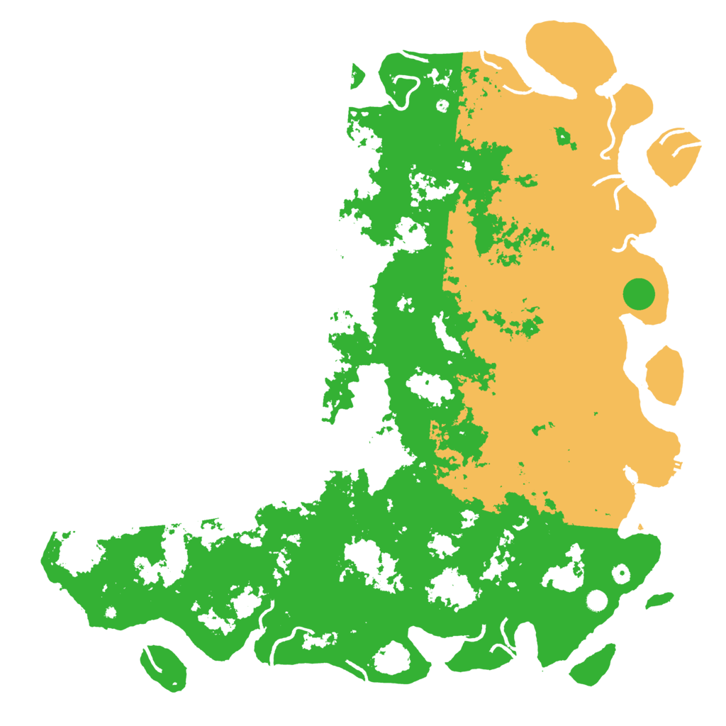Biome Rust Map: Procedural Map, Size: 6000, Seed: 69420444