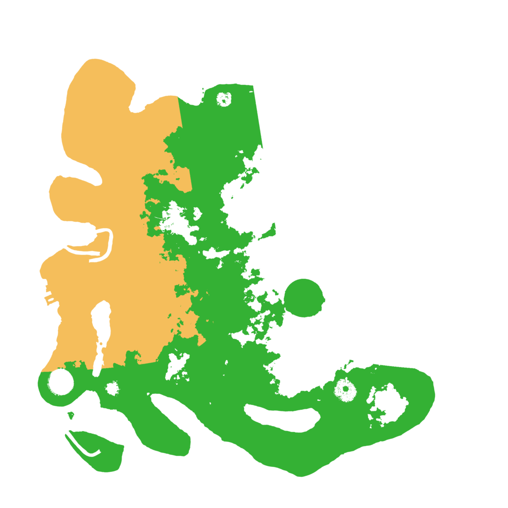 Biome Rust Map: Procedural Map, Size: 3500, Seed: 384238181