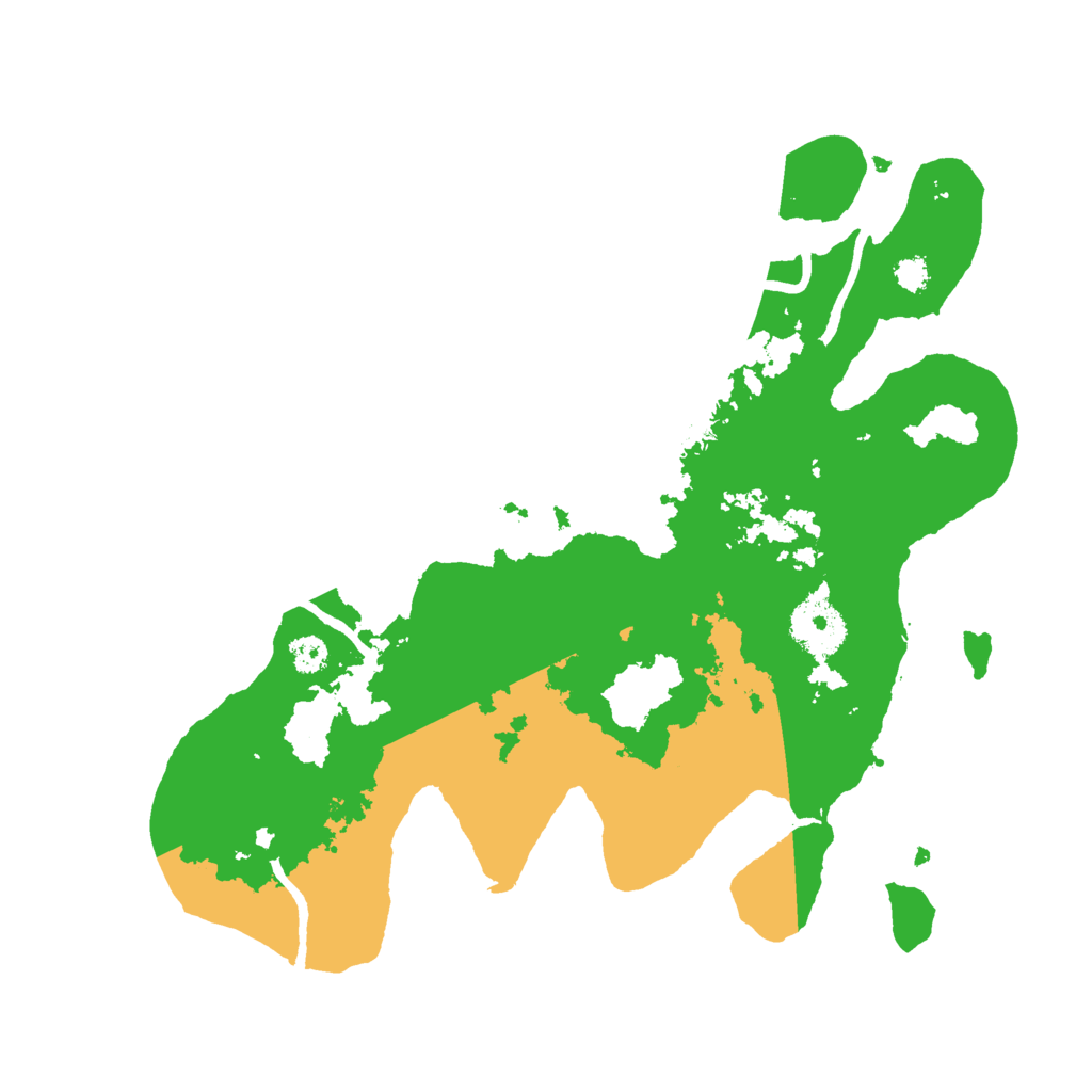 Biome Rust Map: Procedural Map, Size: 3000, Seed: 886380075