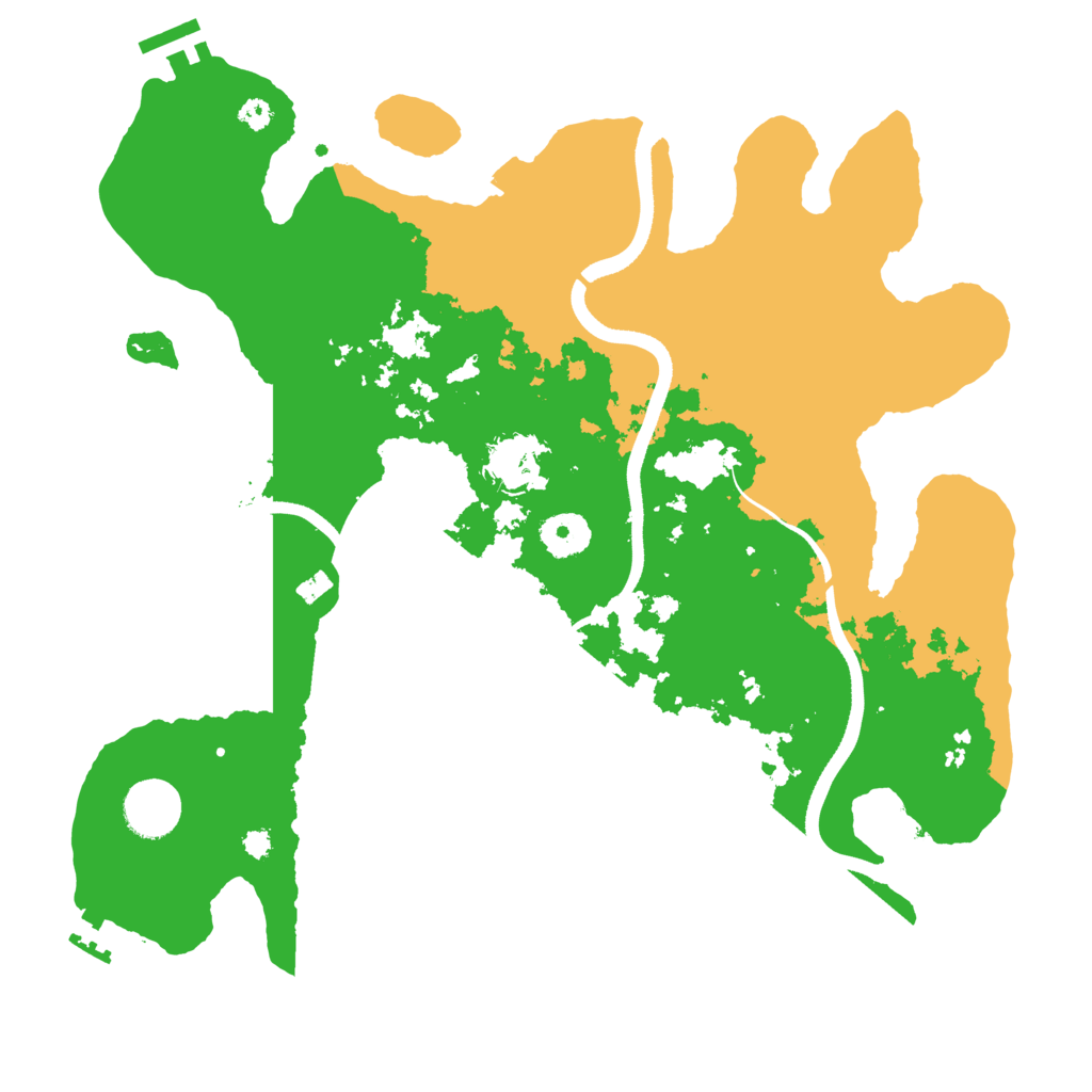 Biome Rust Map: Procedural Map, Size: 3500, Seed: 1175640388