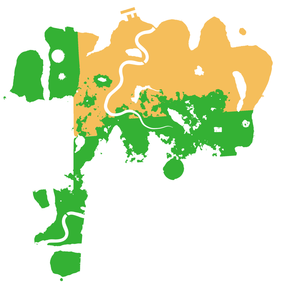 Biome Rust Map: Procedural Map, Size: 4000, Seed: 348238721