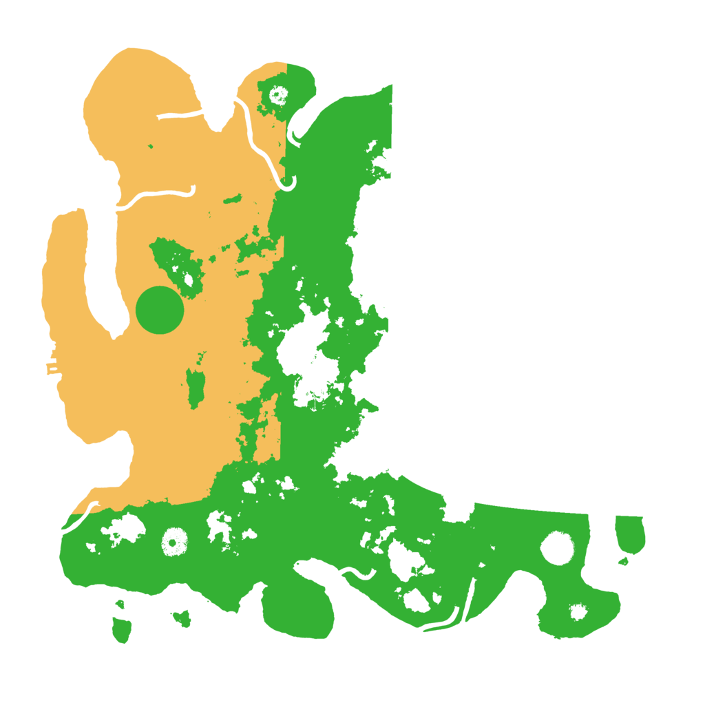 Biome Rust Map: Procedural Map, Size: 3850, Seed: 25232657