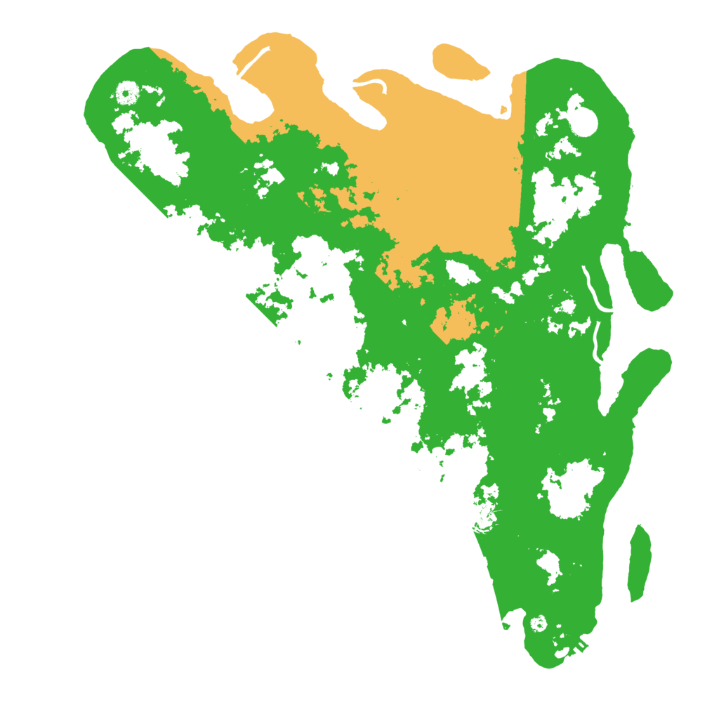 Biome Rust Map: Procedural Map, Size: 4500, Seed: 1058112636