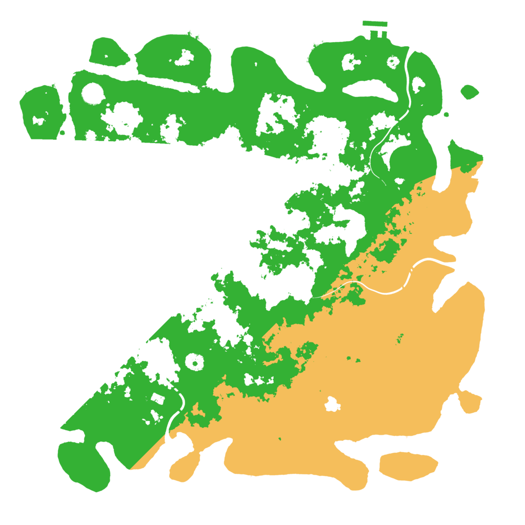 Biome Rust Map: Procedural Map, Size: 4300, Seed: 328607681