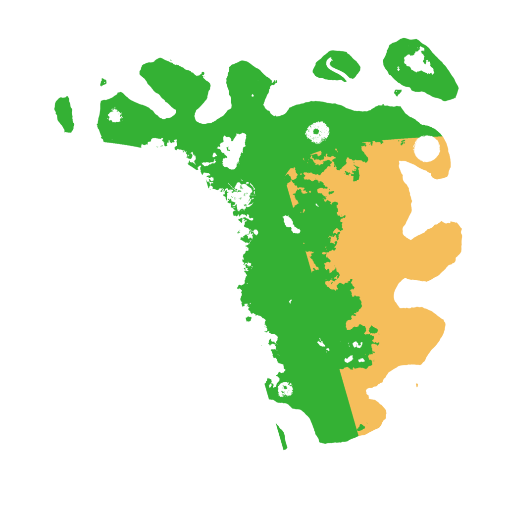 Biome Rust Map: Procedural Map, Size: 3500, Seed: 888159136