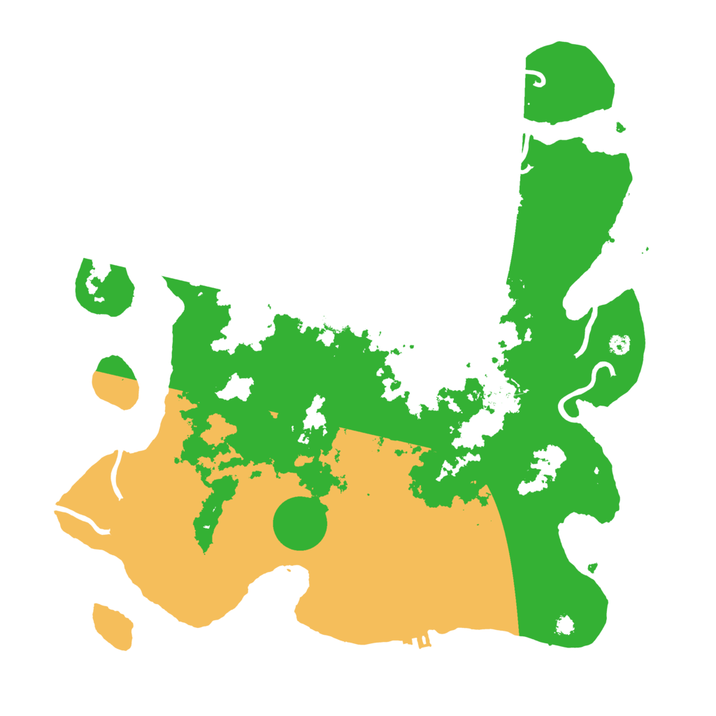 Biome Rust Map: Procedural Map, Size: 3500, Seed: 424467043