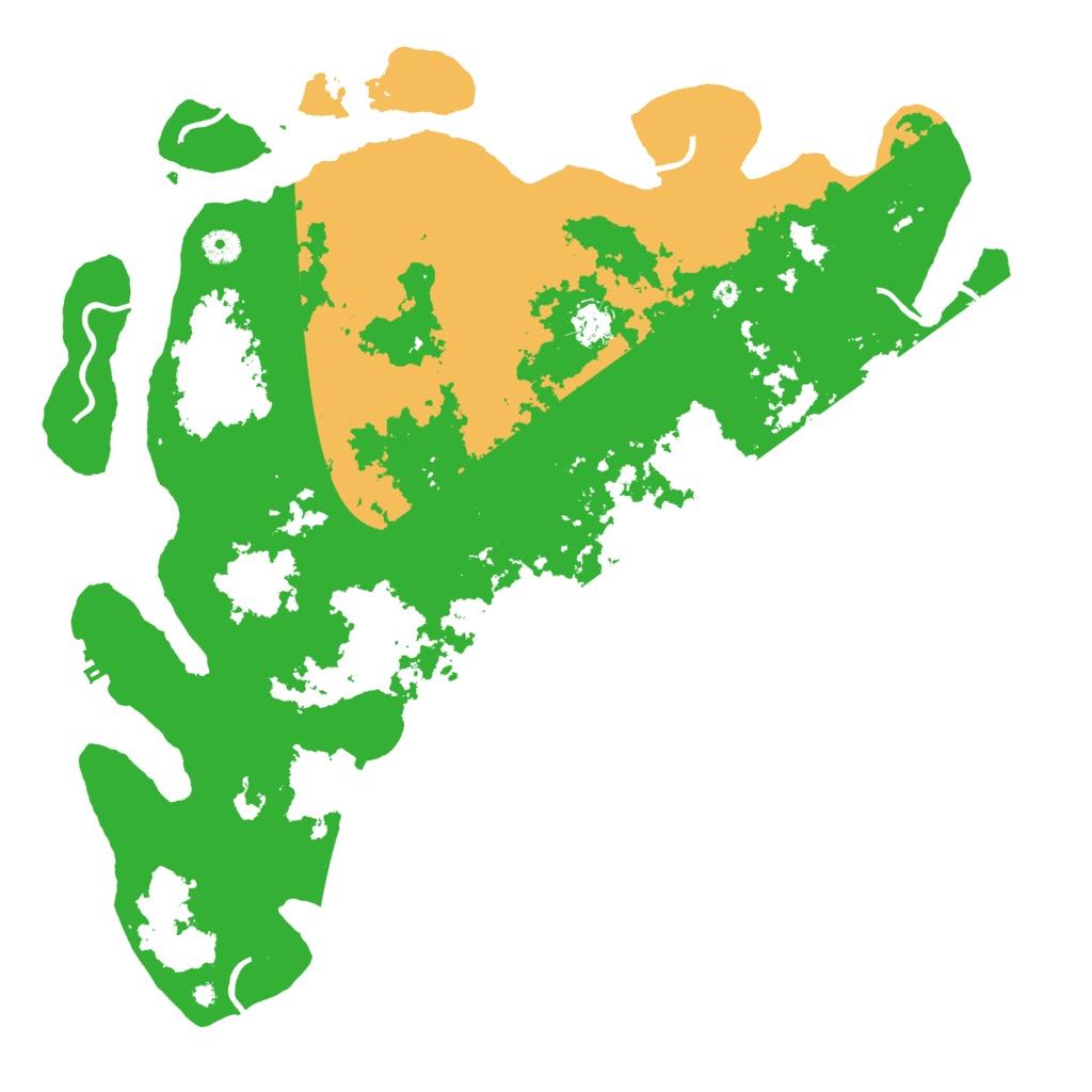 Biome Rust Map: Procedural Map, Size: 4500, Seed: 2030550892