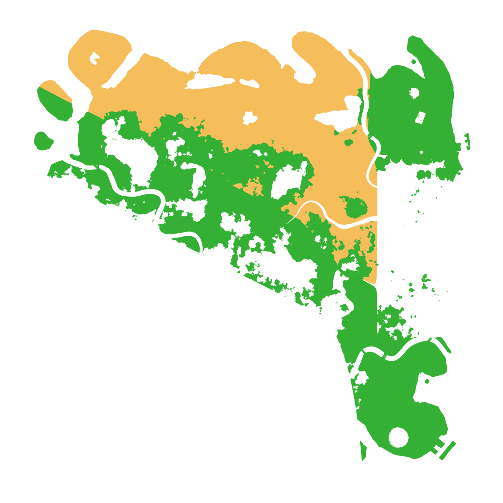 Biome Rust Map: Procedural Map, Size: 4500, Seed: 1034737778