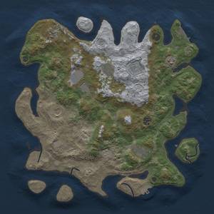 Thumbnail Rust Map: Procedural Map, Size: 4000, Seed: 415678344, 18 Monuments