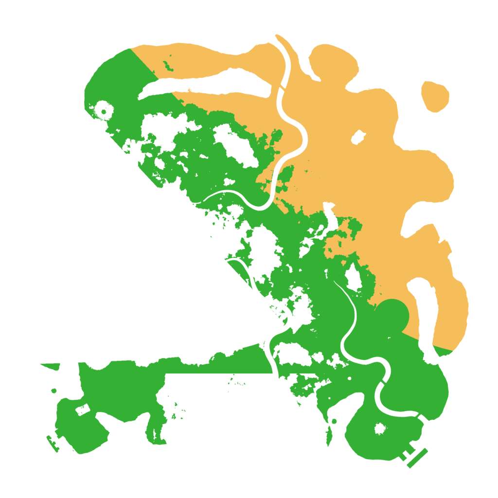 Biome Rust Map: Procedural Map, Size: 4000, Seed: 1299287351