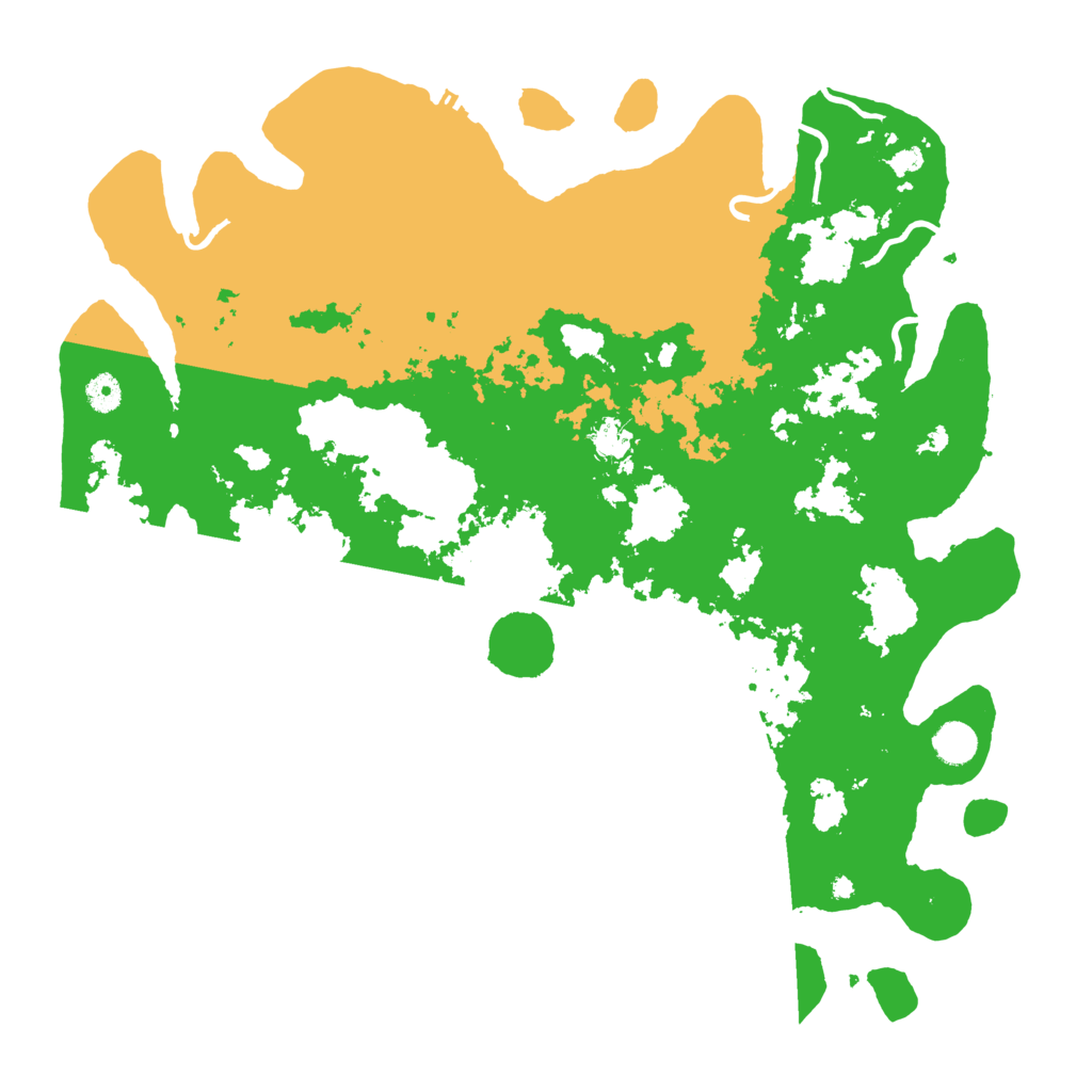 Biome Rust Map: Procedural Map, Size: 4500, Seed: 40647087