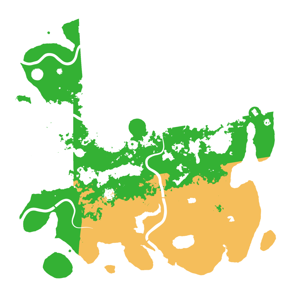 Biome Rust Map: Procedural Map, Size: 4500, Seed: 1587476499