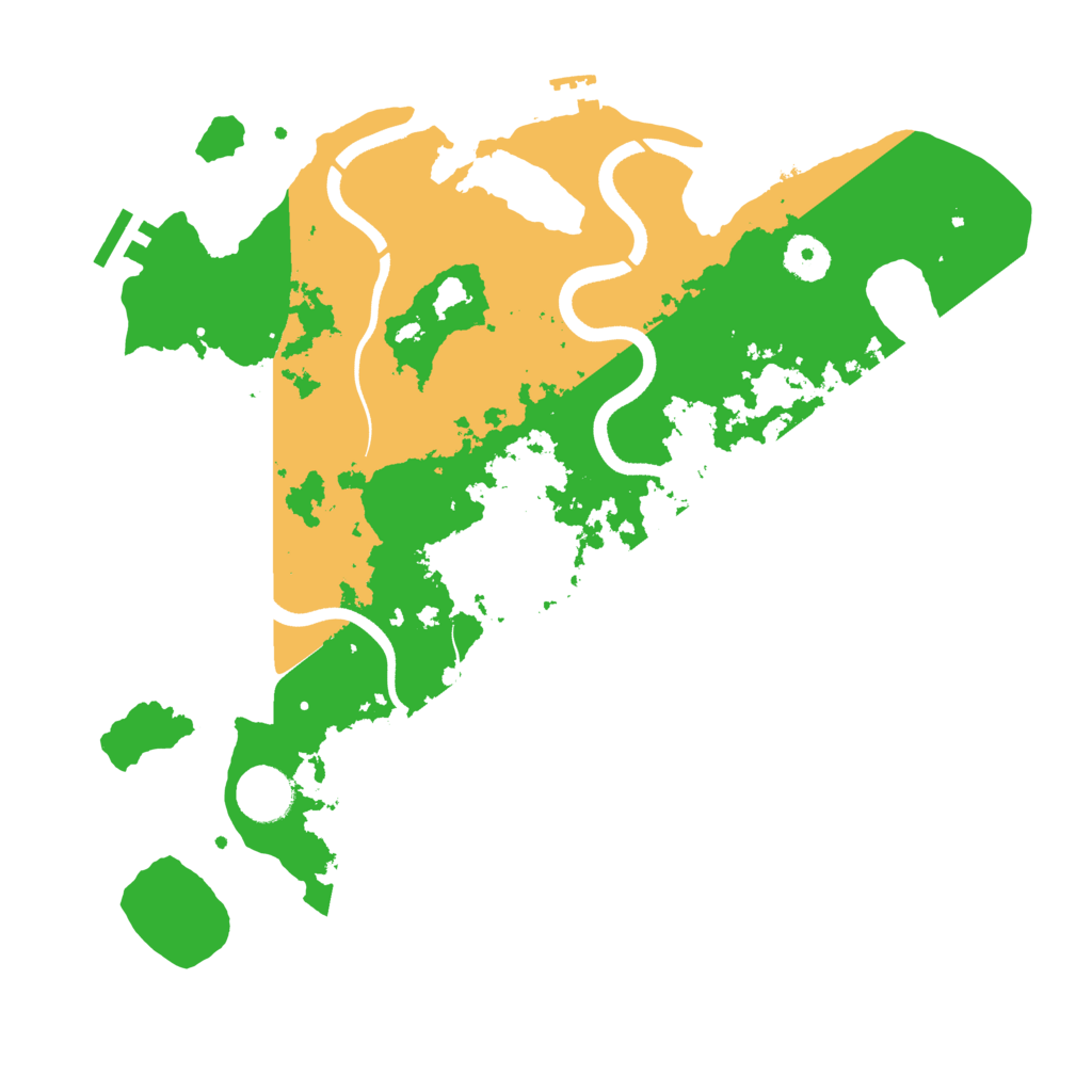 Biome Rust Map: Procedural Map, Size: 3600, Seed: 82732661