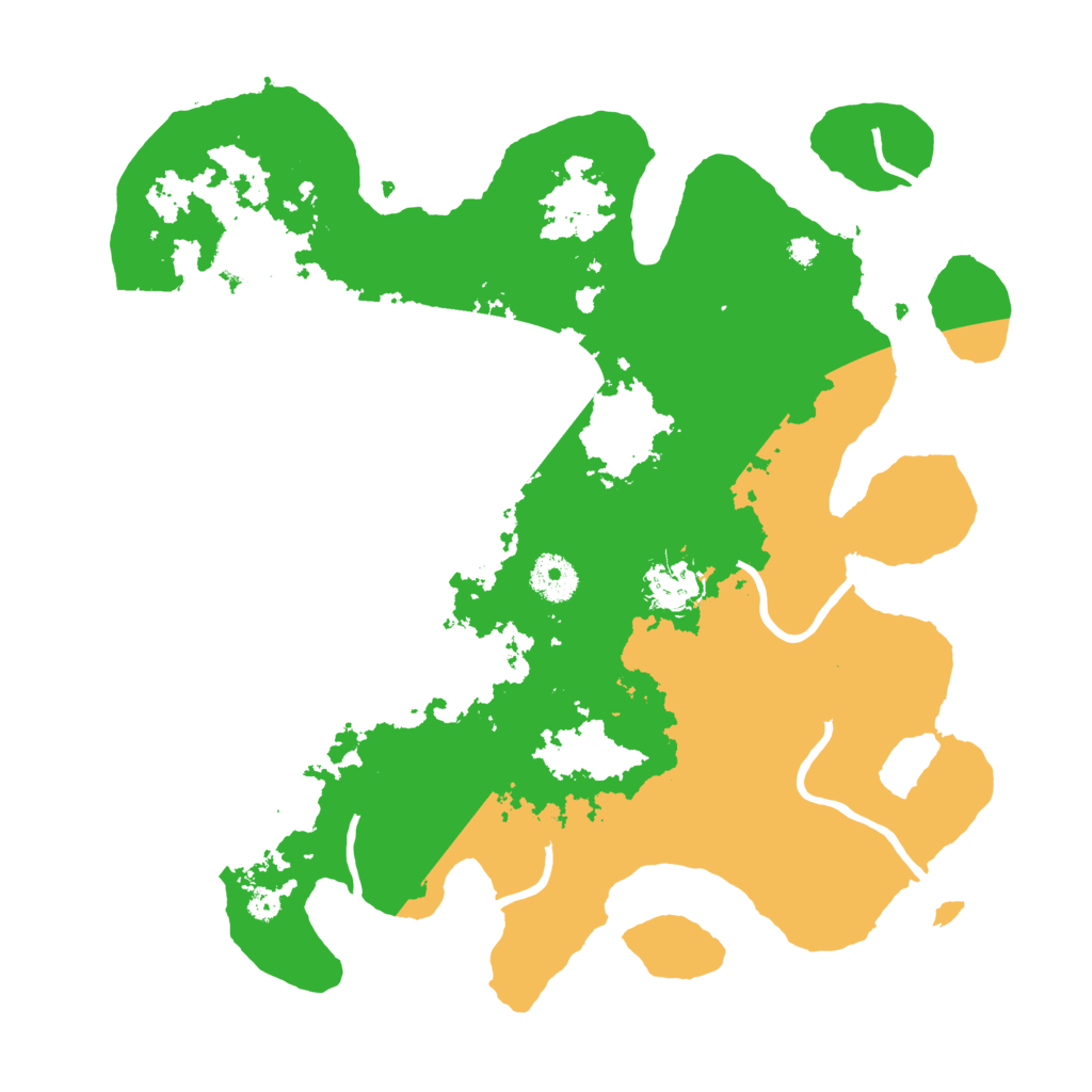 Biome Rust Map: Procedural Map, Size: 3500, Seed: 37893082