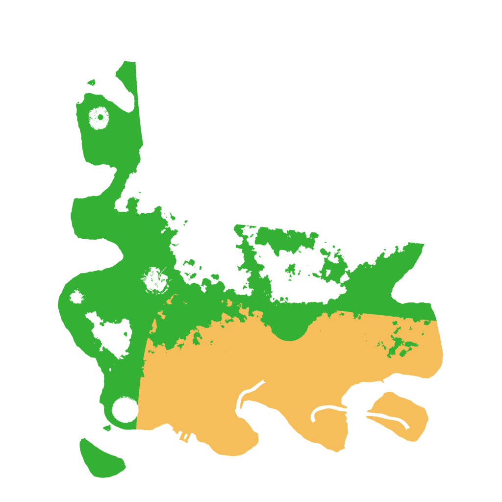 Biome Rust Map: Procedural Map, Size: 3500, Seed: 17475332