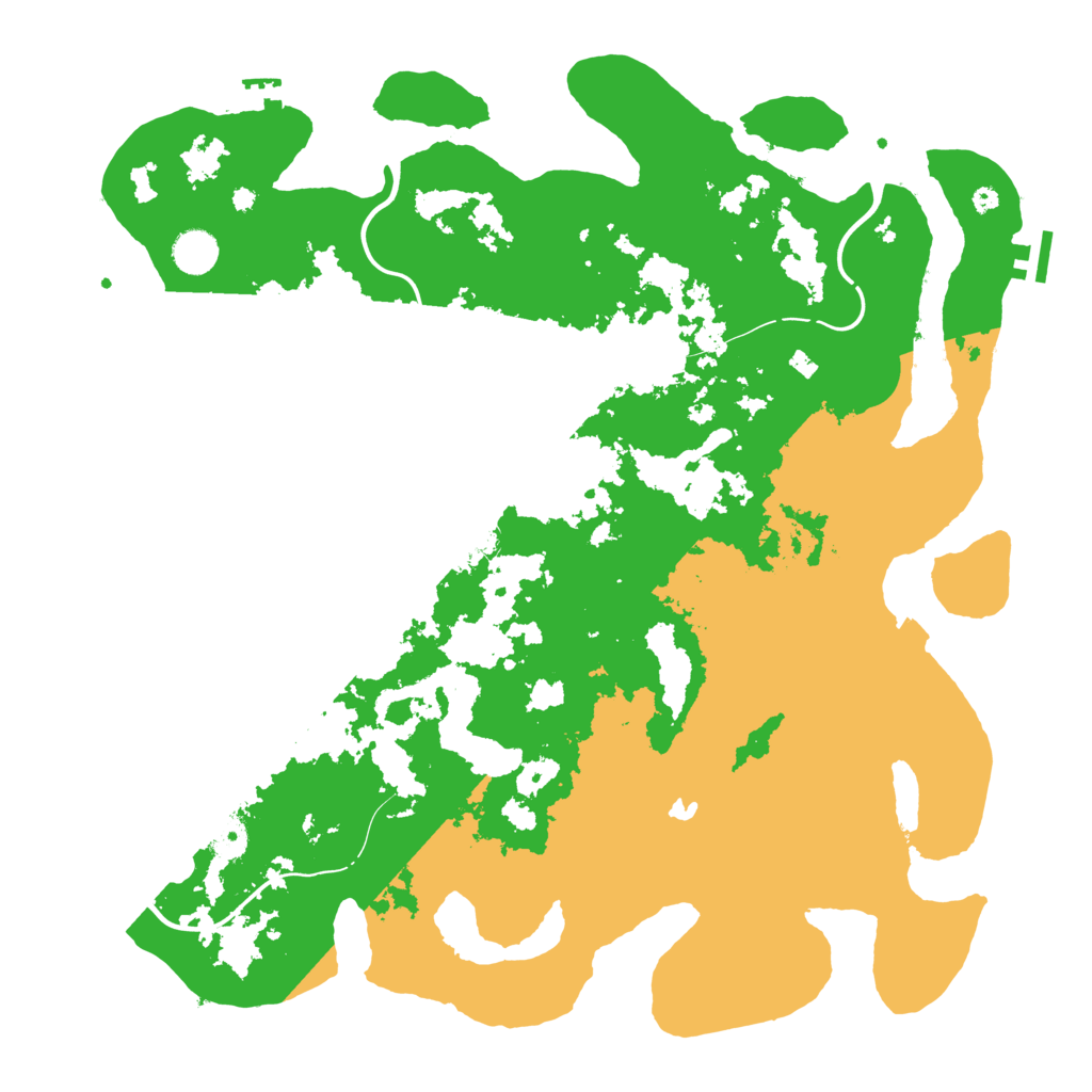 Biome Rust Map: Procedural Map, Size: 4250, Seed: 70091170