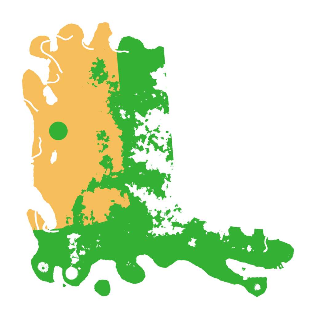 Biome Rust Map: Procedural Map, Size: 4500, Seed: 21461225