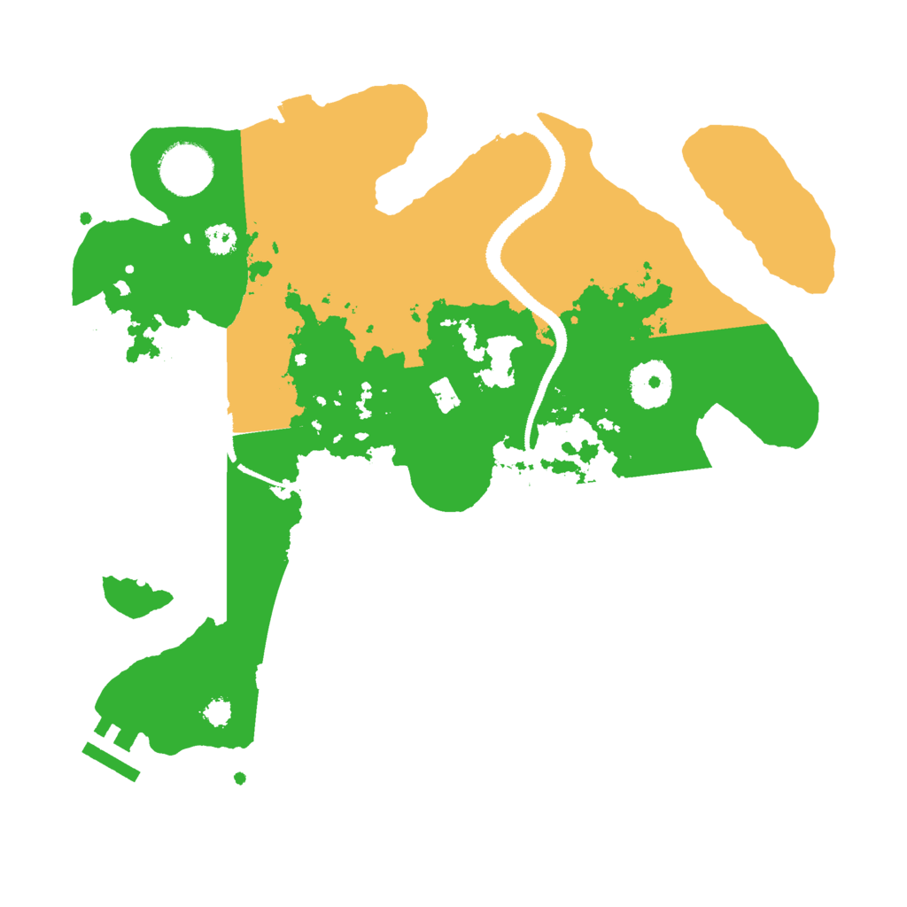 Biome Rust Map: Procedural Map, Size: 3000, Seed: 11969