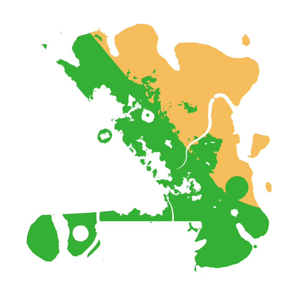 Biome Rust Map: Procedural Map, Size: 3500, Seed: 13062531