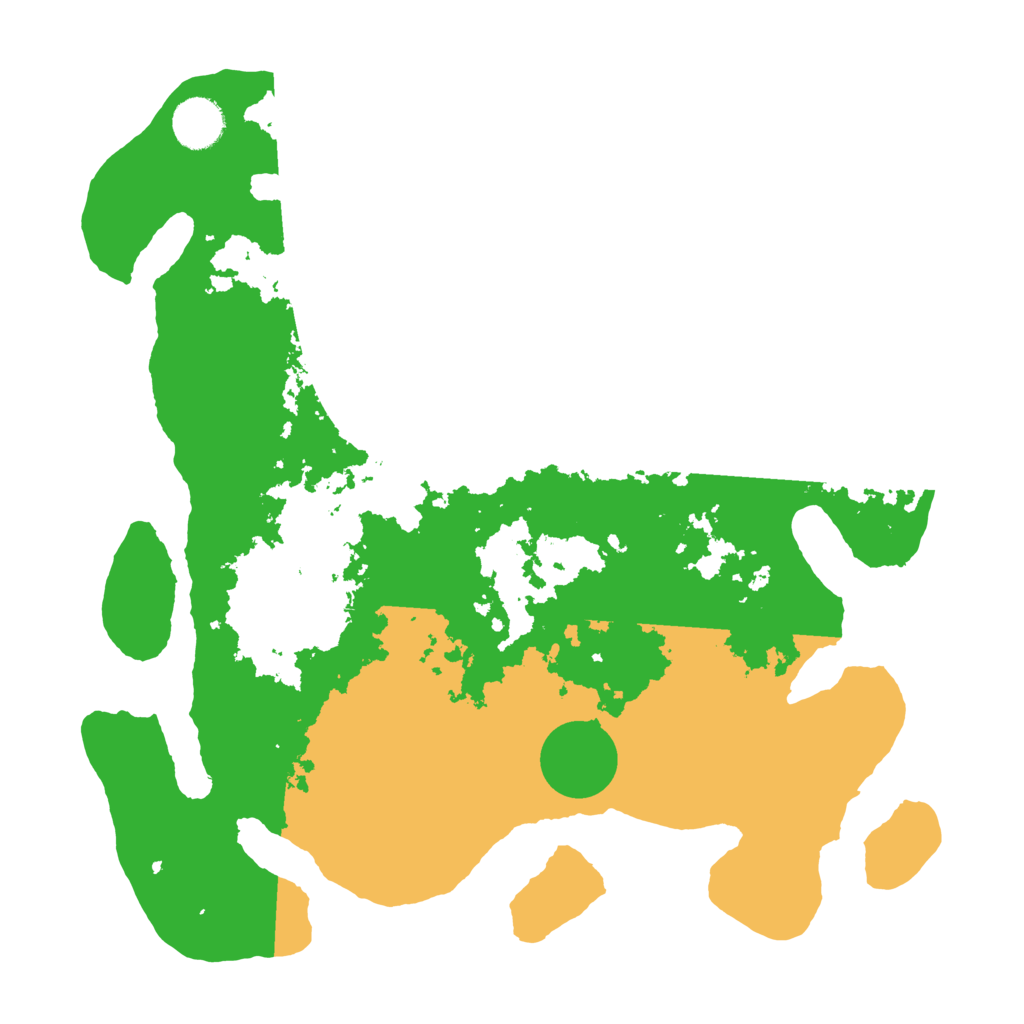 Biome Rust Map: Barren, Size: 3500, Seed: 185575933